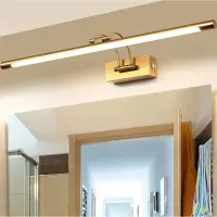 LED Golden Antique Picture / Dressing Wall Vanity Mirror Light