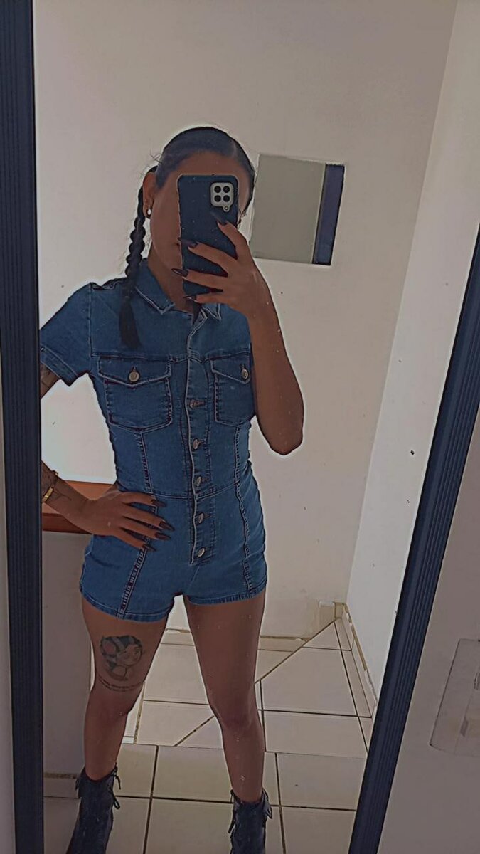 Combinaison en denim tendance femme