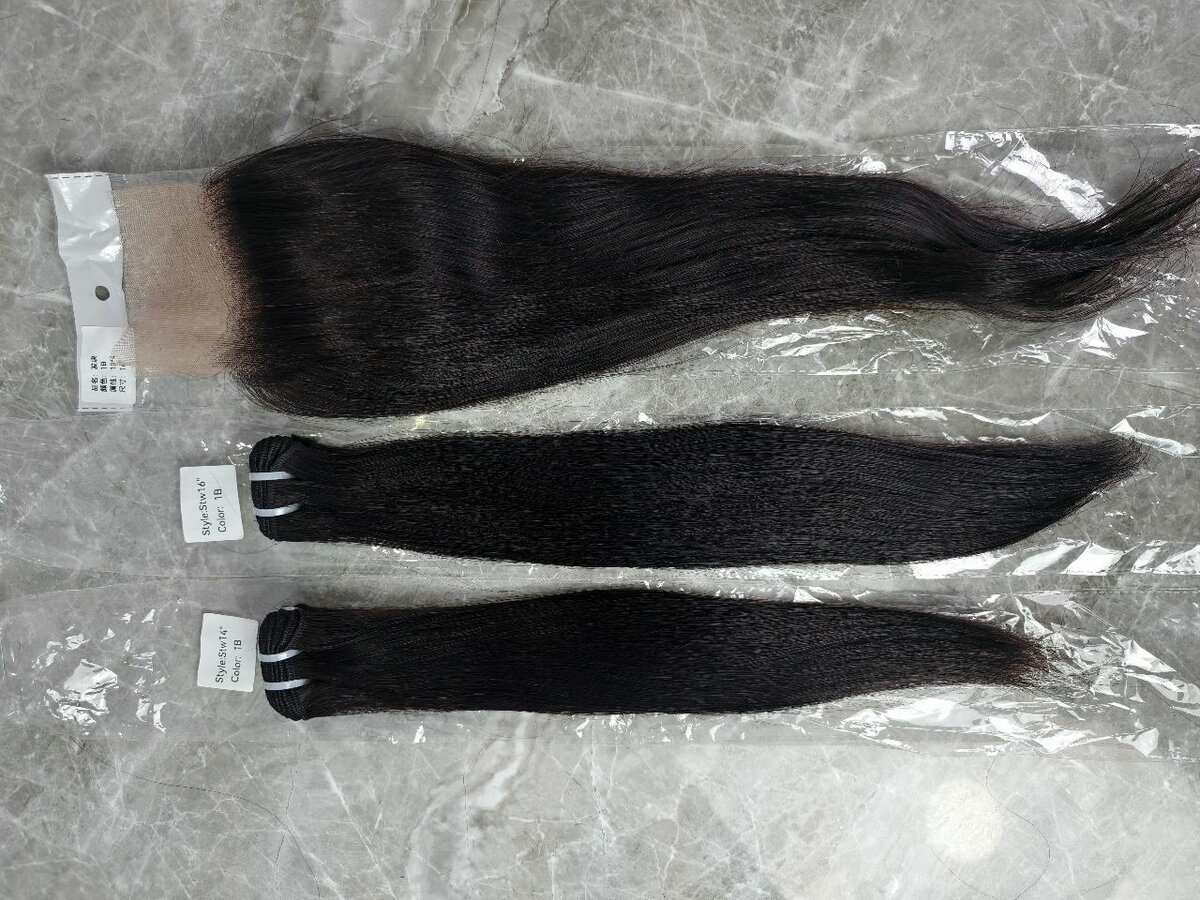 cheveux vietnamiens mèche14+16