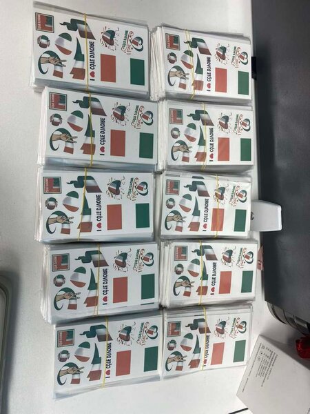 tatouage temporaire avec drapeau