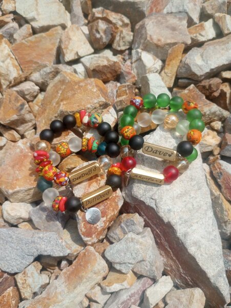 Customized beaded bracelets