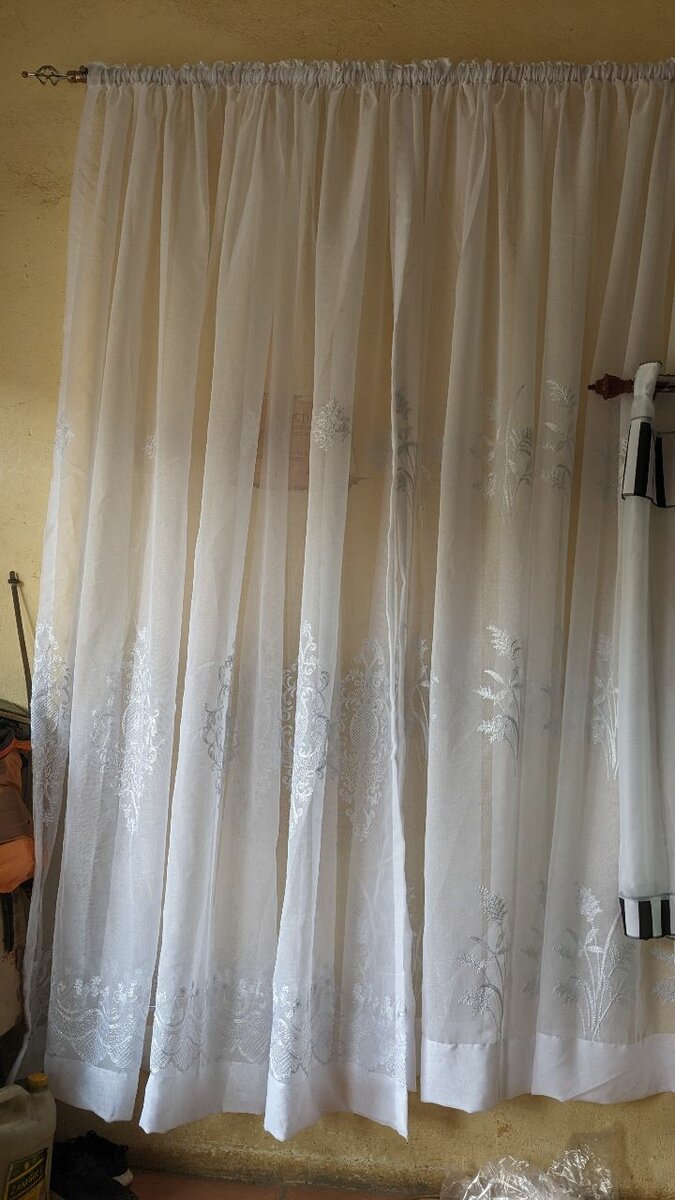 Lace curtains
