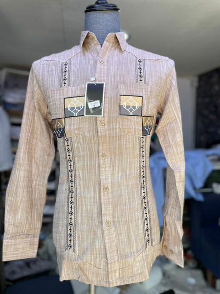 Chemise homme à motif ethnique