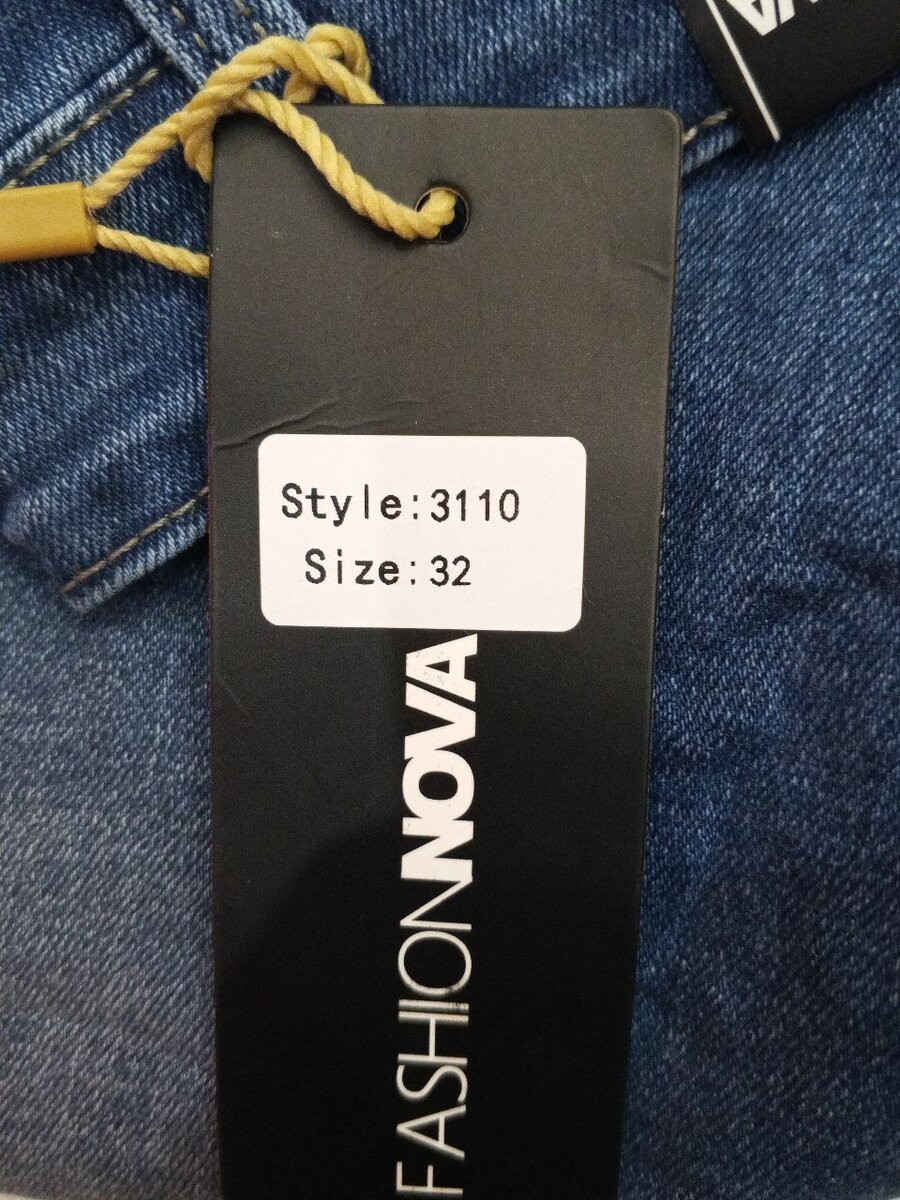 Jean large taille haute femme