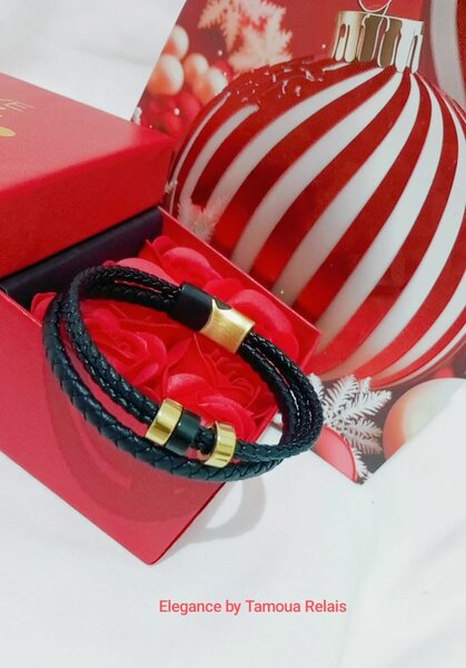 Bracelet en cuir élégant