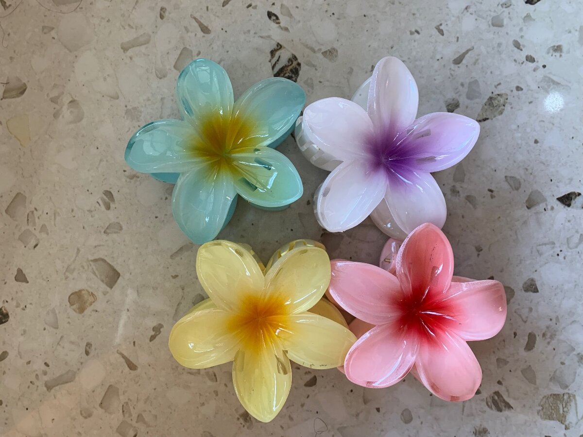 Flower Hair Clips