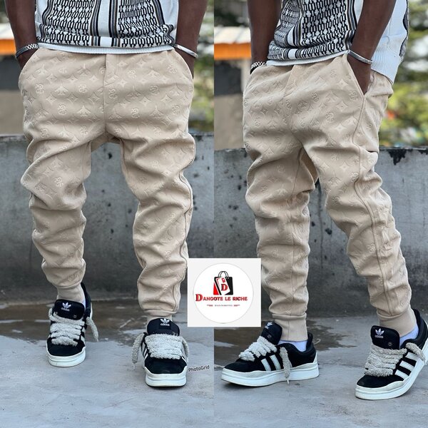 Pantalon Jogging Beige