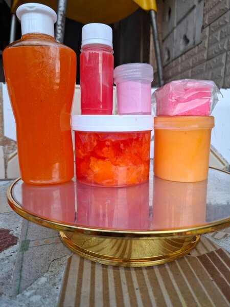 Ensemble de cosmétiques naturels