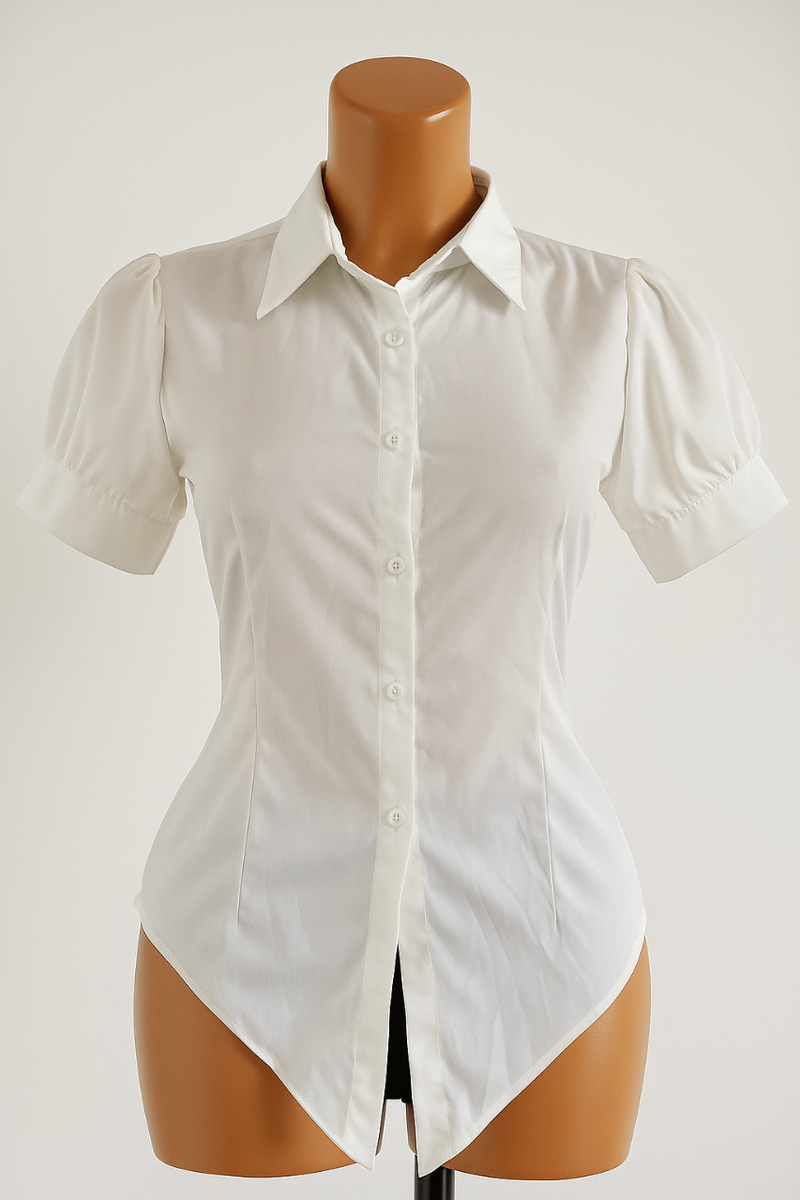 Chemisier Blanc Chic Femme