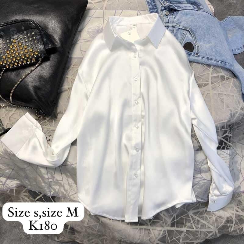 Silk White Shirt