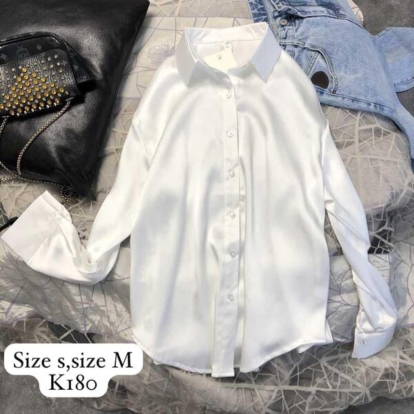 Silk White Shirt