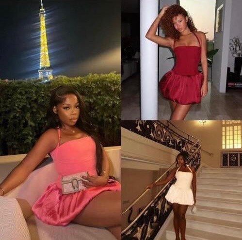 Robe Cocktail Évasée Femme