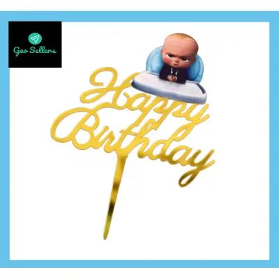 BOSS BABY THEME CAKE TOPPER For CAke Decorations