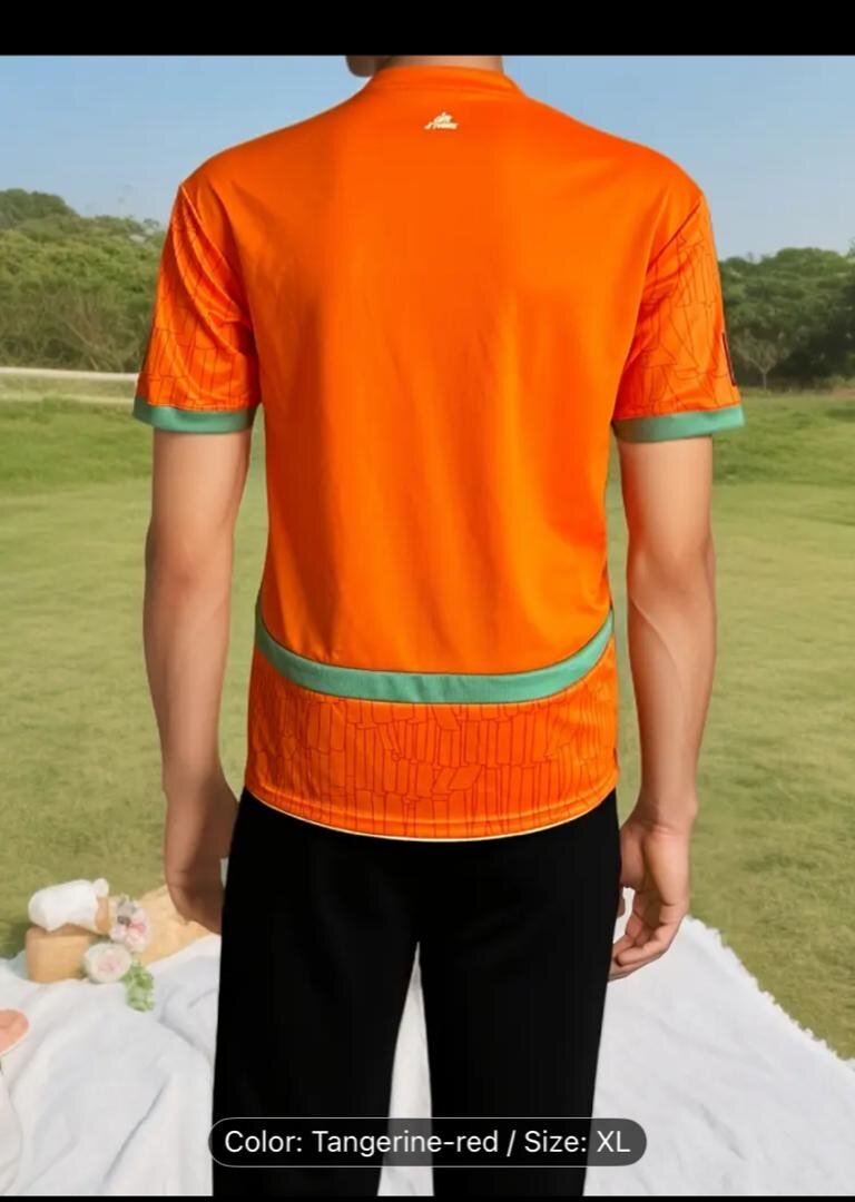 Maillot de football orange