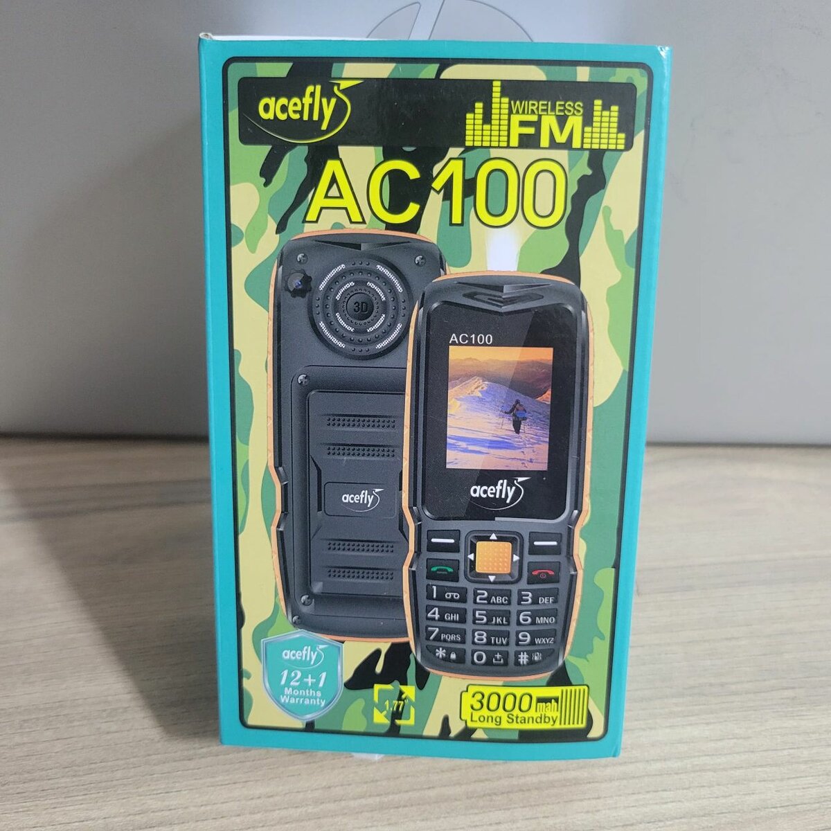 Téléphone portable 1,77 pouces 2 puces 3000mAh