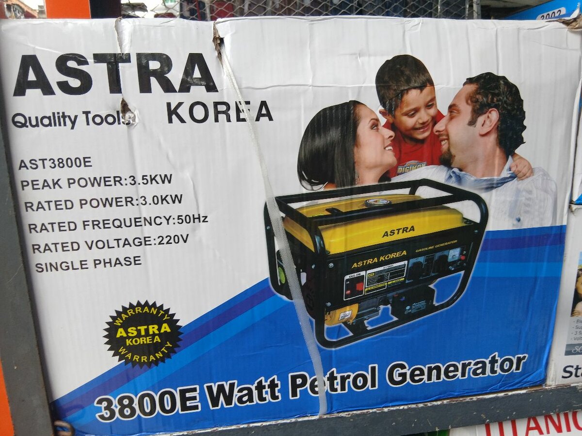 3800E Watt Petrol Generator