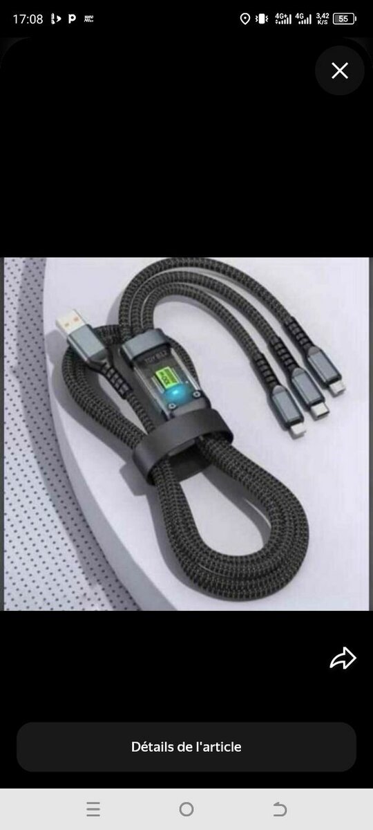 Câble de Chargement Rapide 3