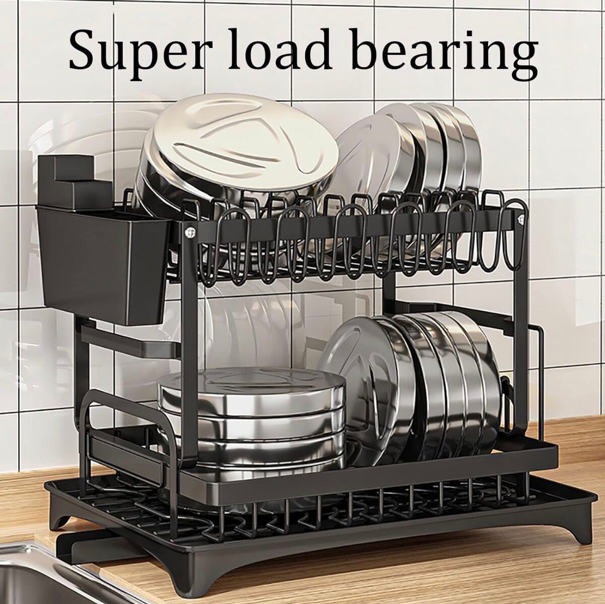 Égouttoir à vaisselle en acier