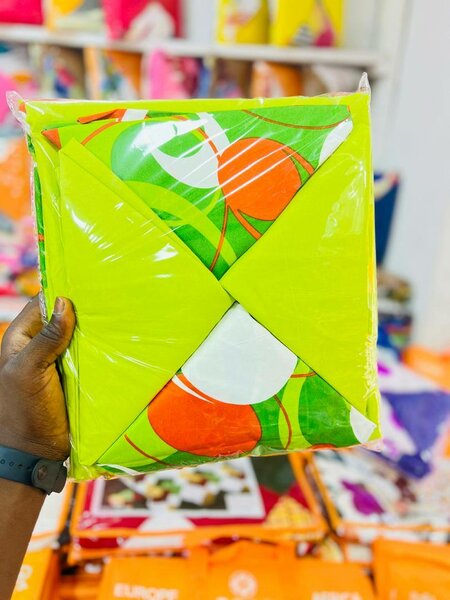 Parure de lit en coton colorée