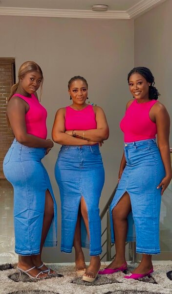 Jupe en Jean Longue Fendue