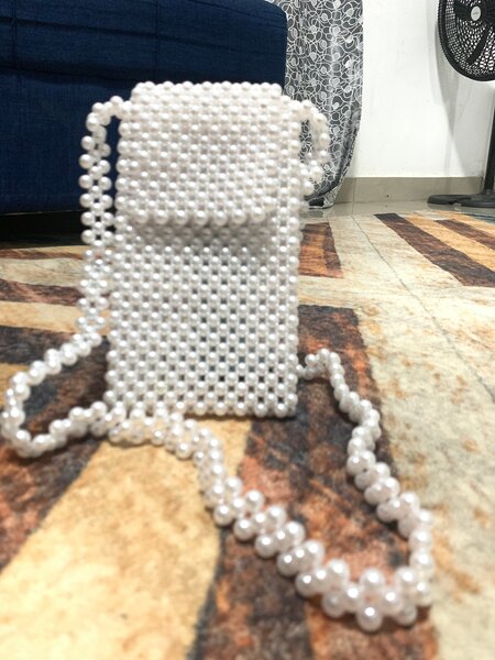 Sac à bandoulière perle