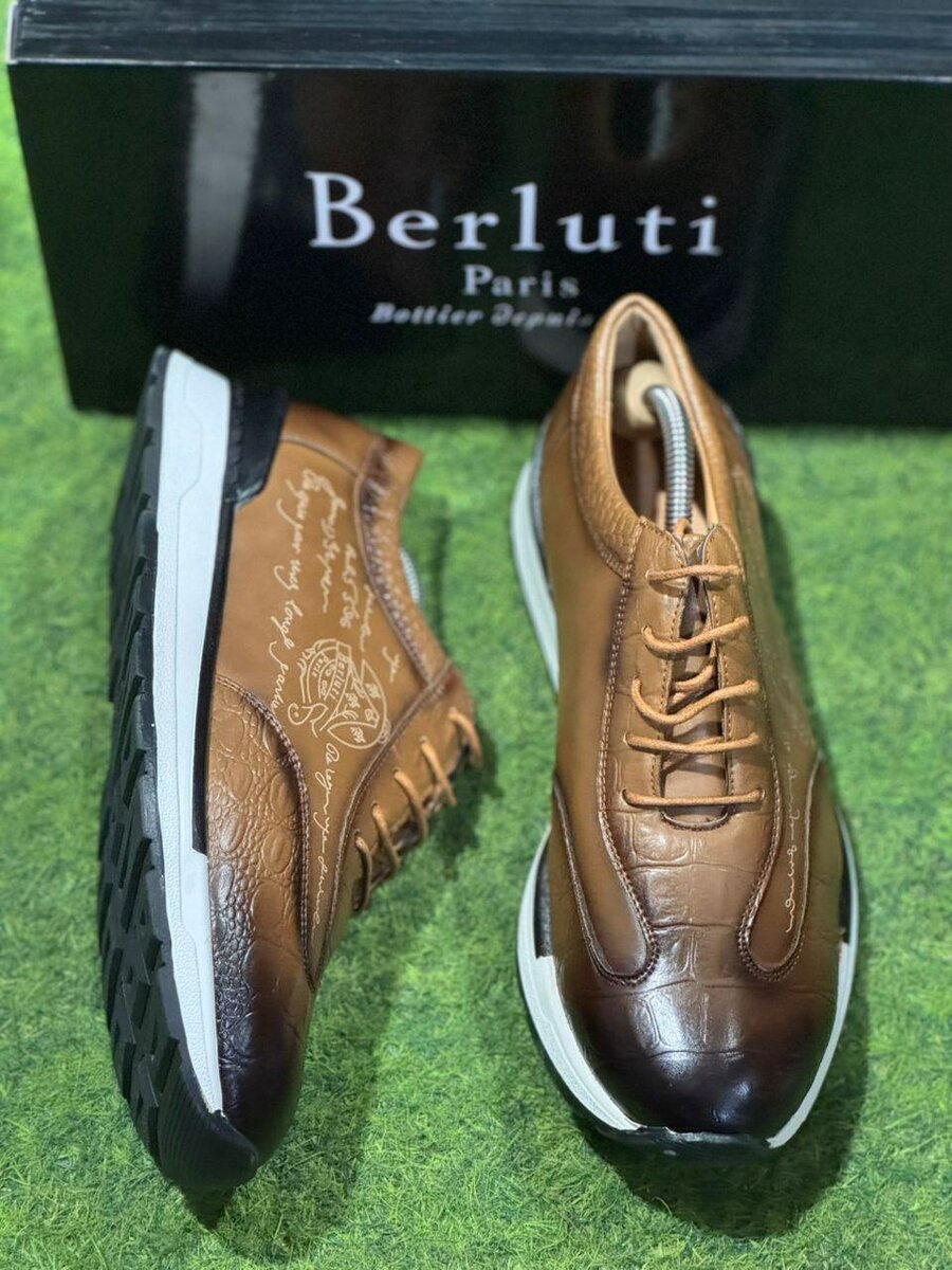 Sneakers en cuir Berluti