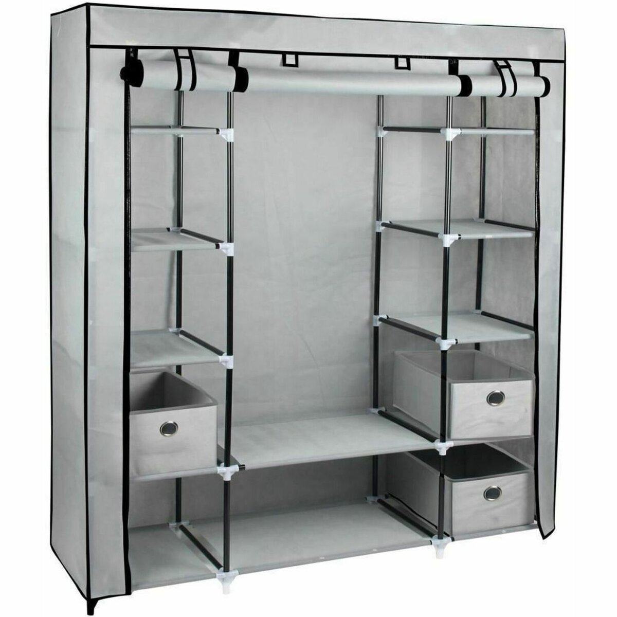 3in1 fabric wardrobe