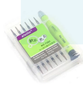 Small Screwdriver Sets Precision Mini Screwdrivers Set Repair Tool Bit Kit with 6PCS Flat Phillips Pentalobe Triwing for