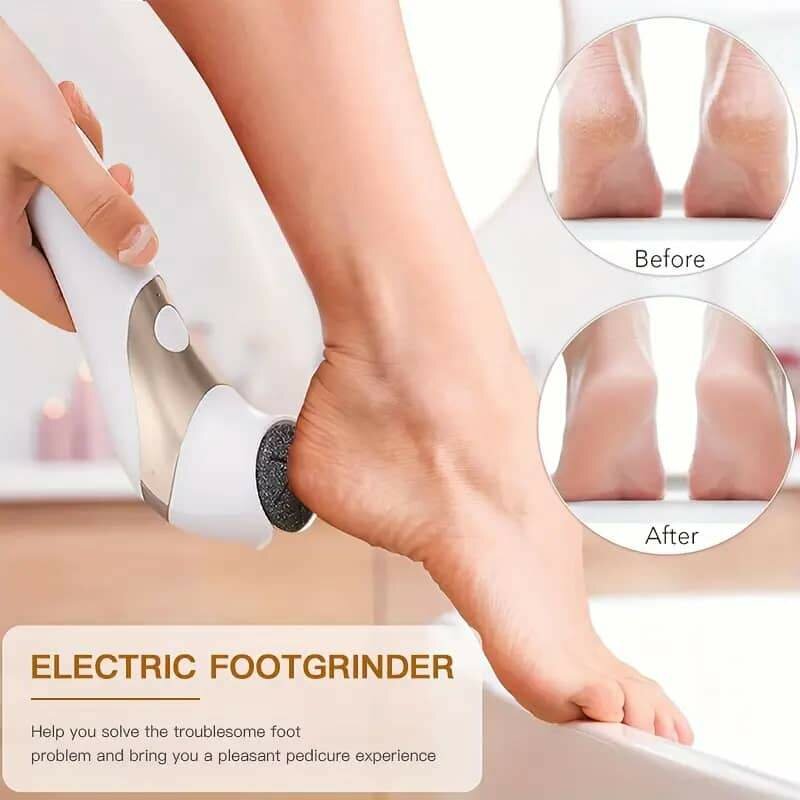 Râpe Électrique Pieds Rechargeable