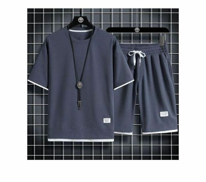 Ensemble décontracté bleu homme