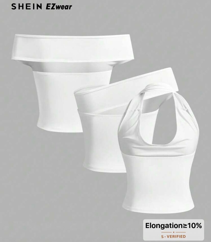 Haut blanc polyvalent femme