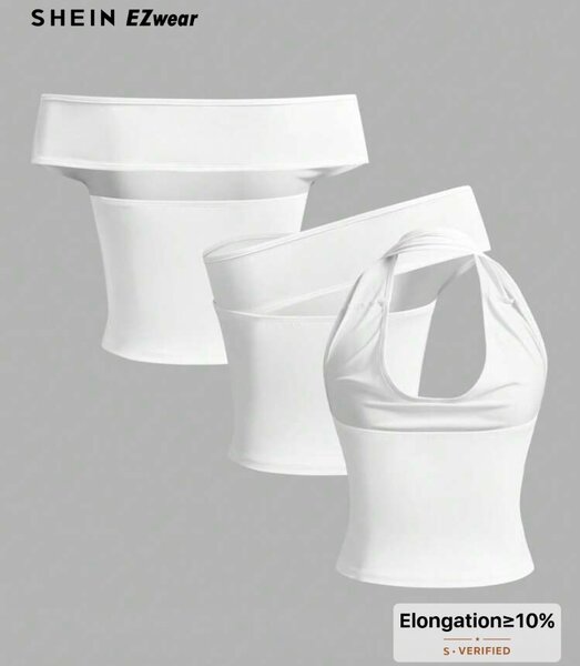 Haut blanc polyvalent femme