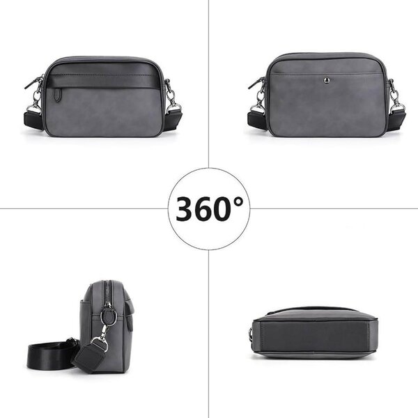 Sac bandoulière en cuir élégant