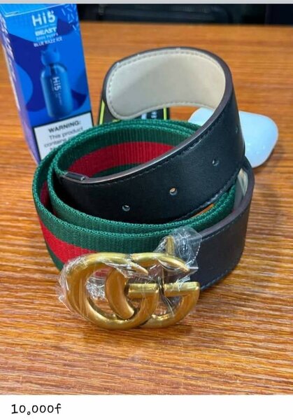 Ceinture à boucle double G élégante