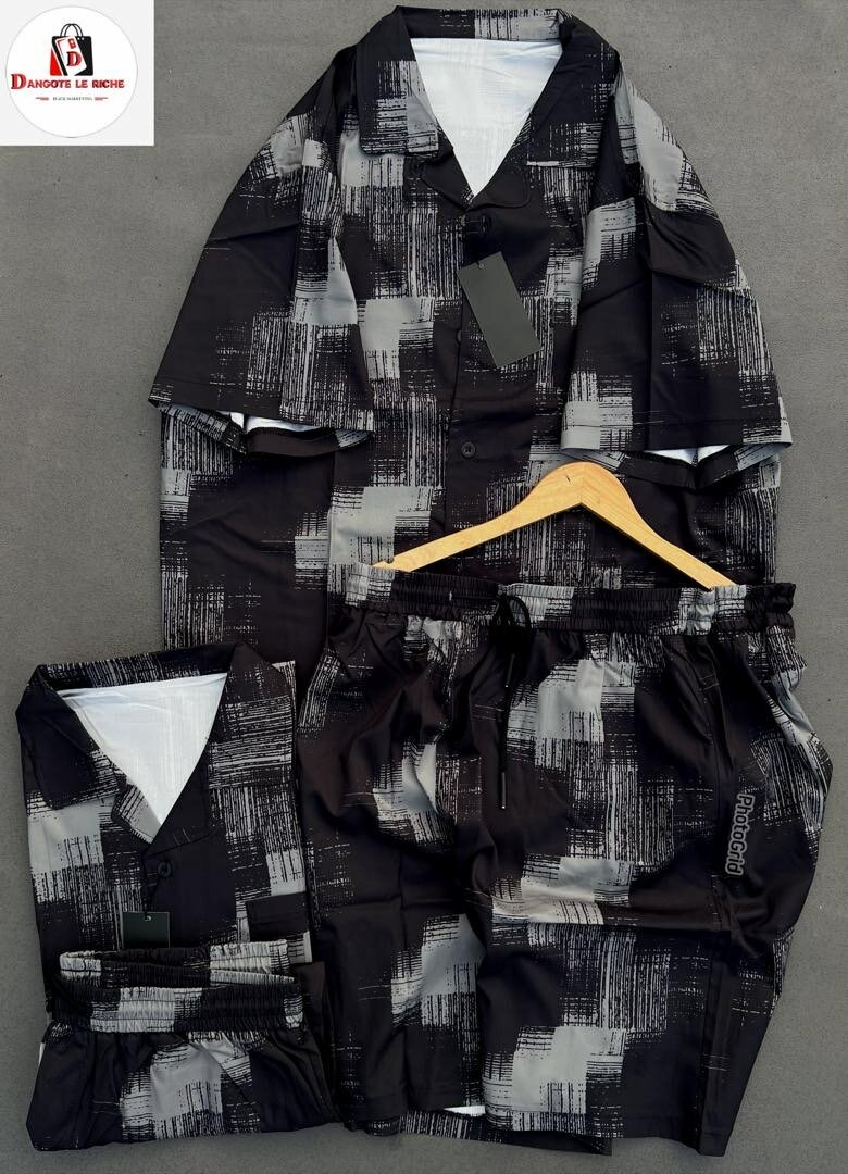 Ensemble Chemise et Short Coloré