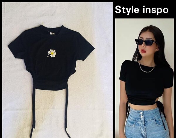 Salaula crop tops and tops