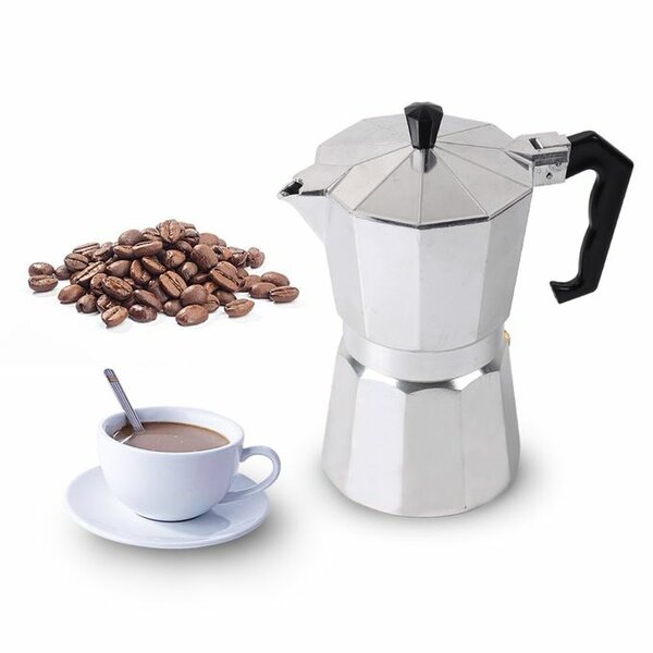 Cafetière à Filtre 3 En 1 En Métal - Gris