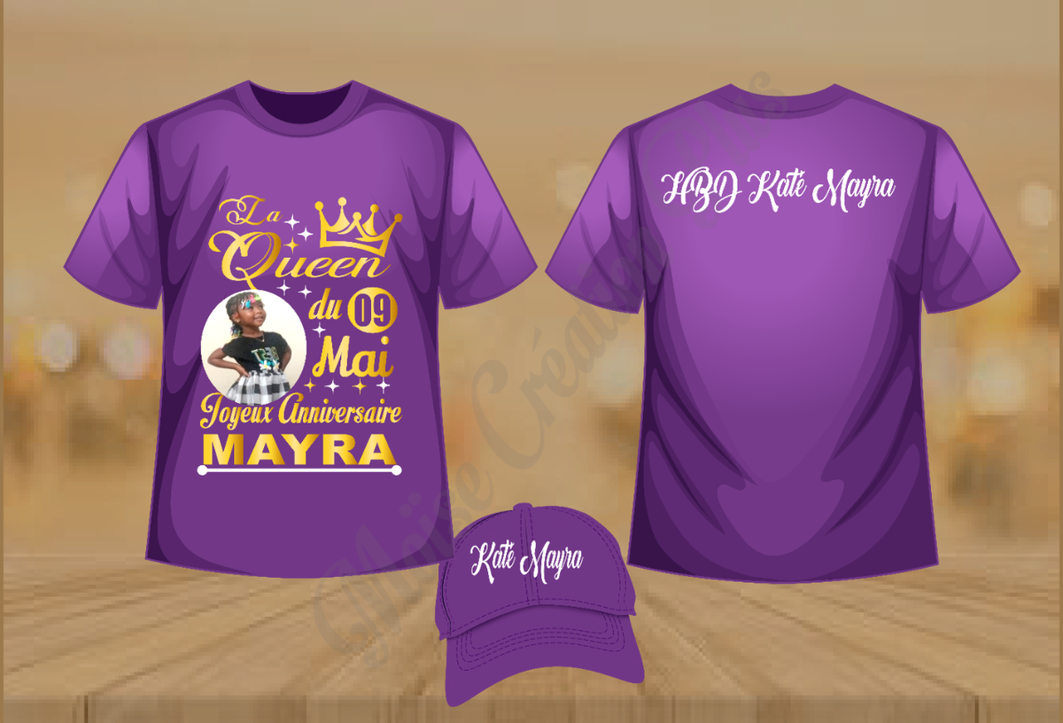 T-shirts et casquettes personnalisés