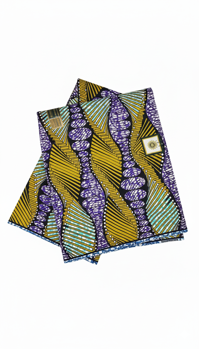 Pagne africain imprimé vibrant