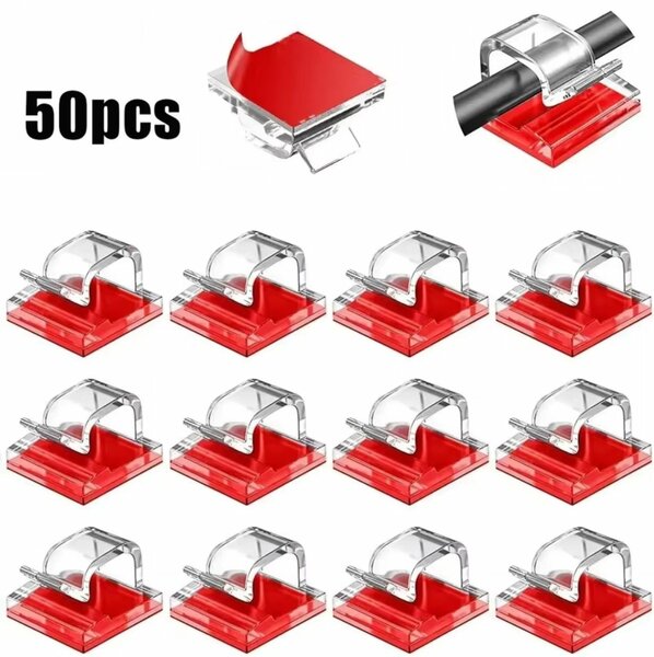 50 PCS gestionnaire de fil de gestion de câble