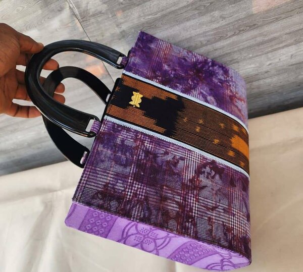 Sac à main en tissu ethnique