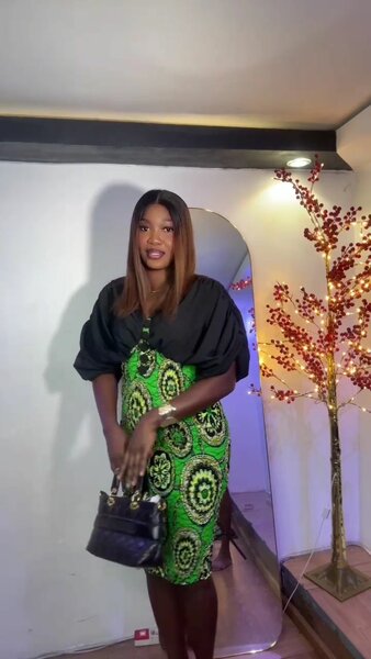 Robe chic en wax floral