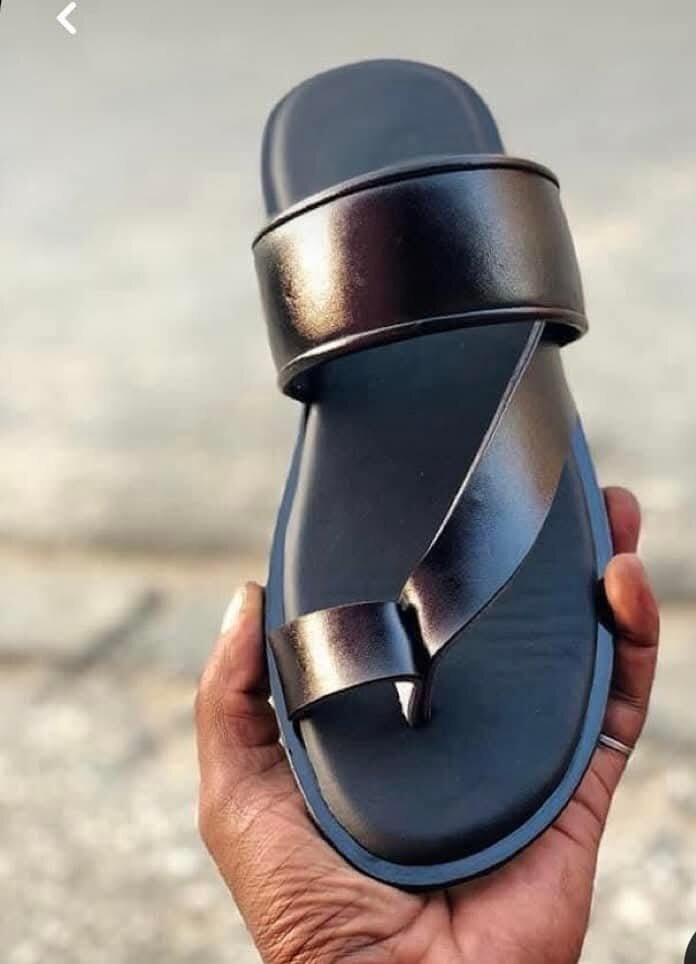 Sandales en cuir confort