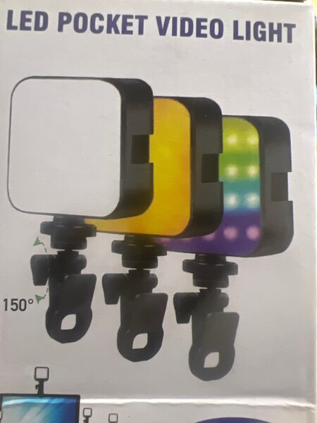 Lampe LED vidéo de poche