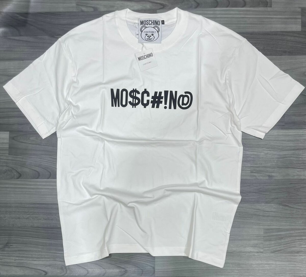 T-shirt Guess Orange Unisexe