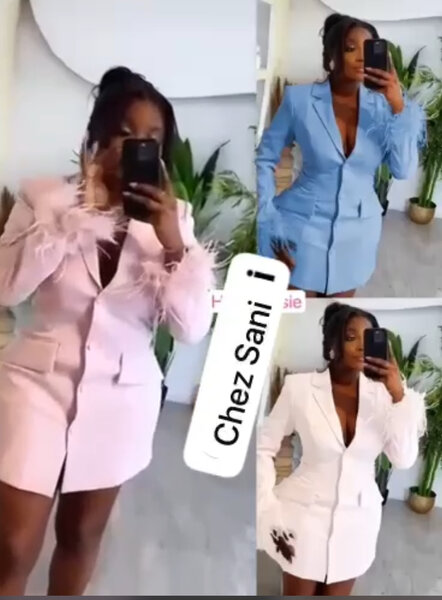 Robe-Blazer Élégante Femme