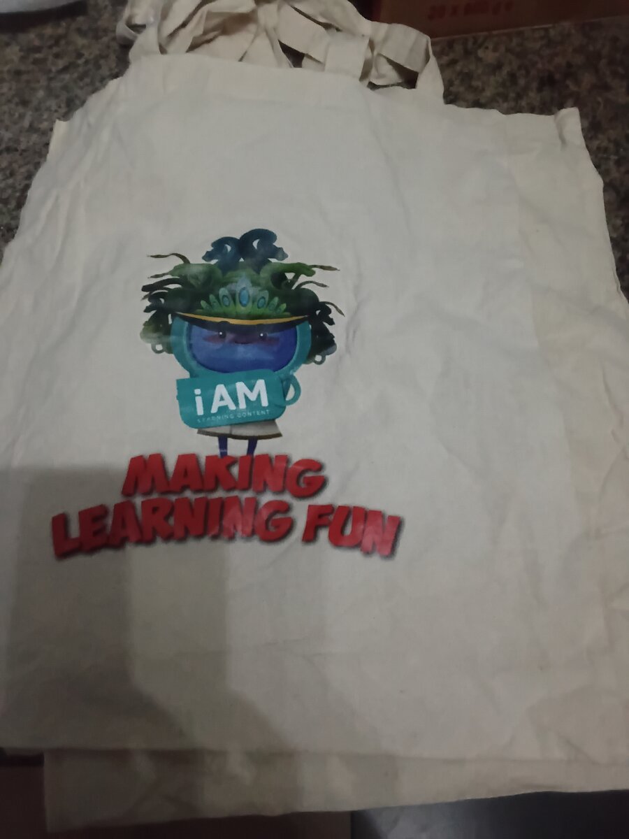 Sac cabas en coton imprimé