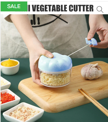 Multifunction Magic Pull Chopper Vegetable and Meat Garlic Crusher Slicer Tool for Fruit & Vegetable Preparation