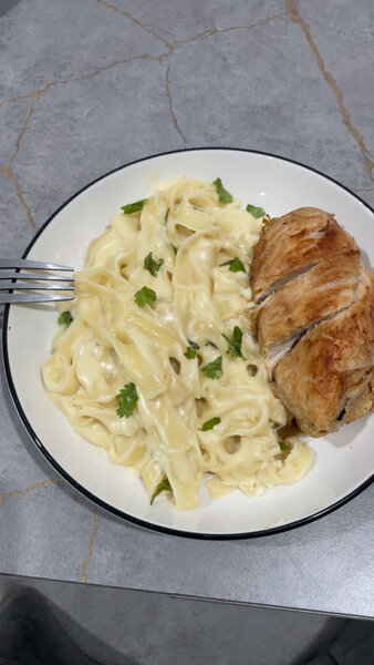 Poulet Alfredo Crémeux