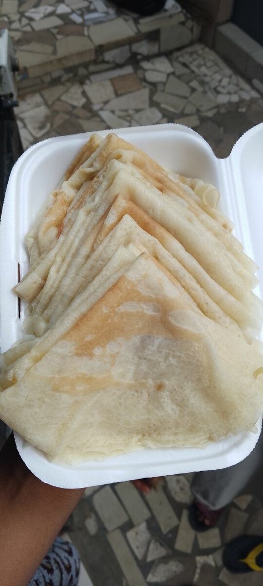 Crêpes nature et Délicieuses